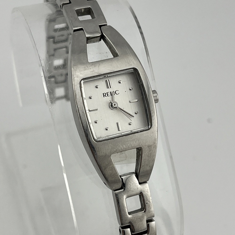 Relic Watch Women 18mm Case Silver‎ 6.5" Band ZR33543 - New Battery